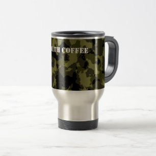 Taza De Viaje Patrón de estilo militar de camuflaje