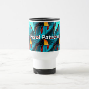 Taza De Viaje Patrón de hoja de palma verde