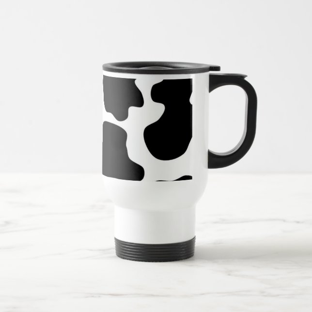 Taza De Viaje Patrón de impresión de vaca (Derecha)
