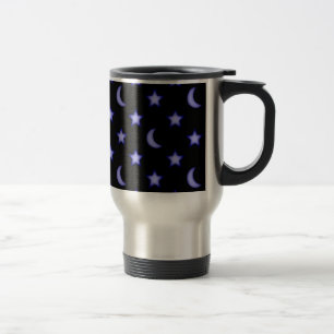 Taza De Viaje Patrón de lunas y estrellas