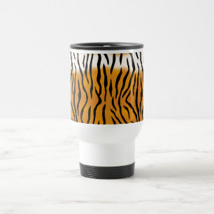 Taza De Viaje Patrón de tigre rayado