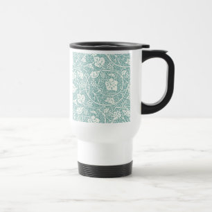 Taza De Viaje Patrón de uva William Morris turquesa