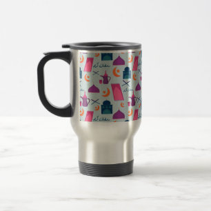 Taza De Viaje Patrón feliz de Ramadán