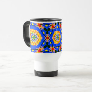 Taza De Viaje Patrón floral estético
