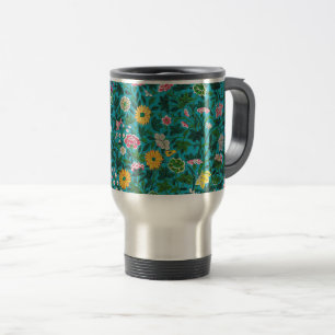 Taza De Viaje Patrón floral ornamental