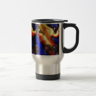 Taza De Viaje patrón fractal plasmático