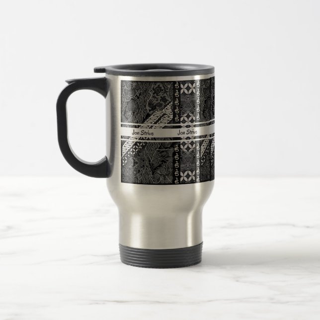 Taza De Viaje Patrón moderno de BATIK (Izquierda)
