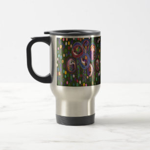Taza De Viaje Patrón ovalado
