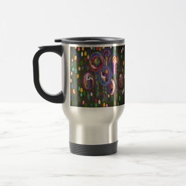 Taza De Viaje Patrón ovalado (Izquierda)