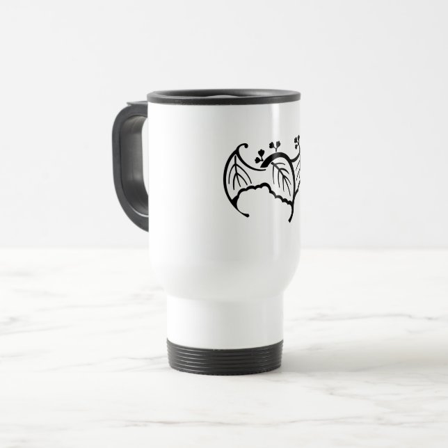 Taza De Viaje Paulownia en forma de murciélago (Anverso izquierdo)