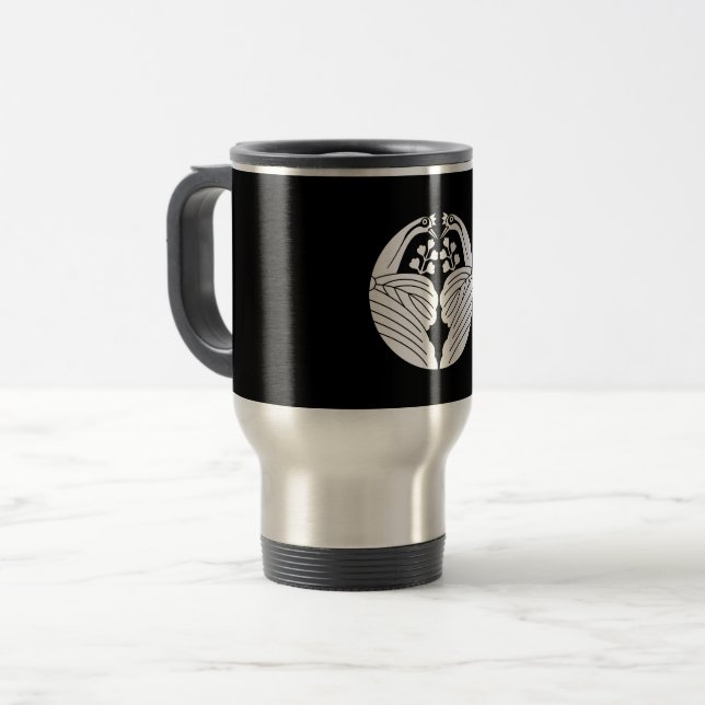 Taza De Viaje Paulownias con forma de grulla bifurcada (Anverso izquierdo)