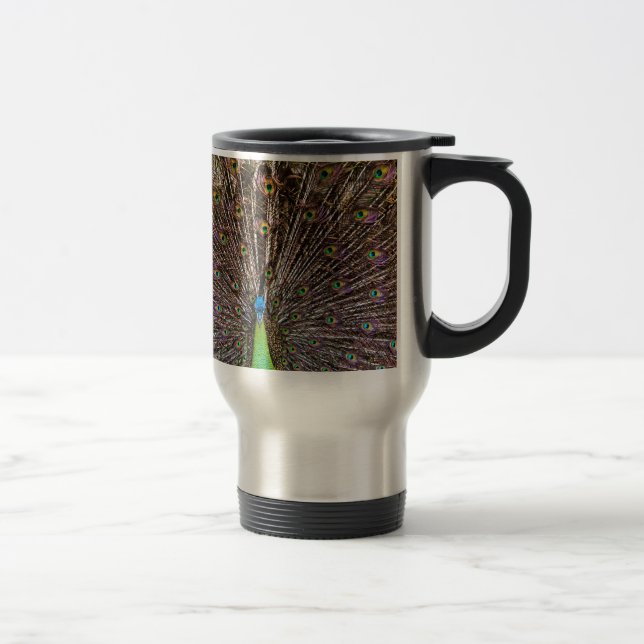 Taza De Viaje Pavo real (Derecha)