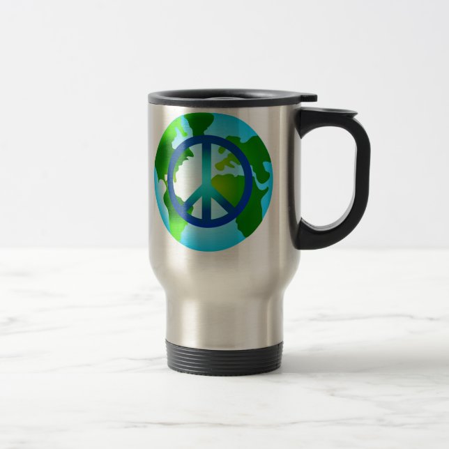 Taza De Viaje Paz en la tierra (Derecha)