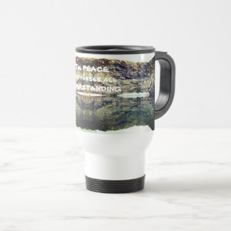 Taza De Viaje Paz que pasa por entender lo Inspirador