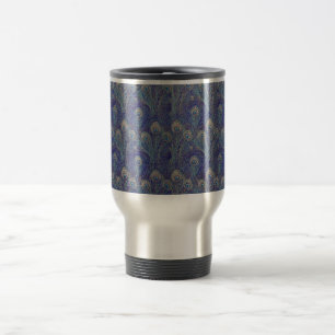 Taza De Viaje Peacock Feather Travel Mug