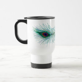 Taza De Viaje Peacock Feathers