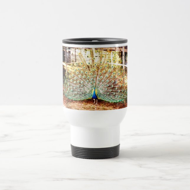 Taza De Viaje Peacock Travel Mug (Centro)