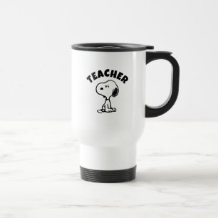 Taza De Viaje Peanuts   Snoopy Turns Teacher