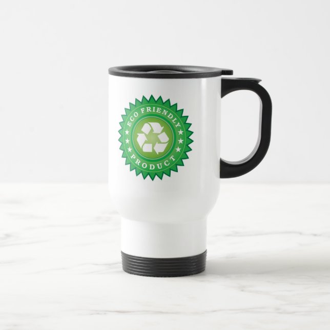 Taza De Viaje Pegatina Eco Friendly (Derecha)