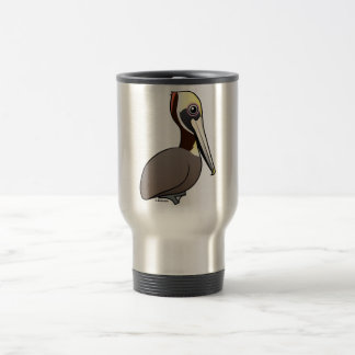 Taza De Viaje Pelícano de Birdorable Brown