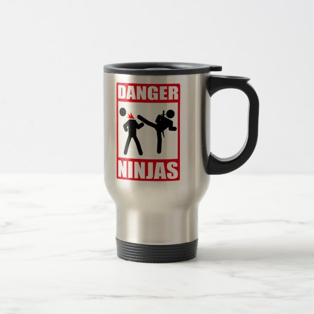 Taza De Viaje Peligro Ninjas (Derecha)