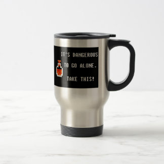Taza De Viaje Peligroso Ir Sin Café Viaje Mug