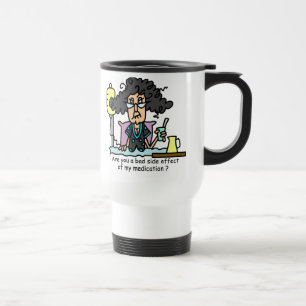 Taza De Viaje Pelo oscuro del efecto secundario de la medicación
