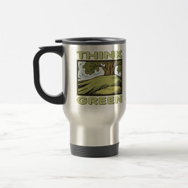 Taza De Viaje Pensar en el roble verde (Izquierda)