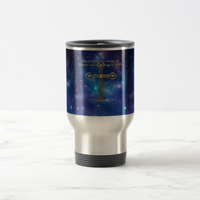 Taza De Viaje Pensemos en el cielo (Centro)