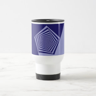 Taza De Viaje Pentágono Espiral Blues Mug