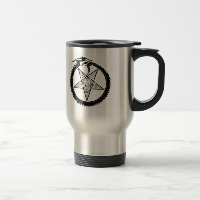 Taza De Viaje Pentagram del dragón (Derecha)