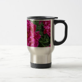 Taza De Viaje Peonies Steless Travel/Commuter Mug
