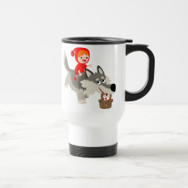 Taza De Viaje Pequeña capucha roja y el tazón de los viajeros lo