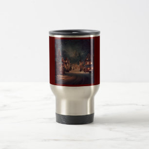 Taza De Viaje Pequeña ciudad 3 navidades