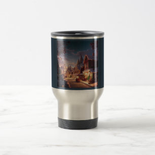 Taza De Viaje Pequeña ciudad 5 navidades