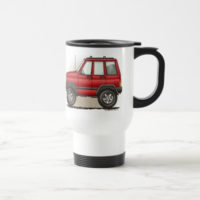 Taza De Viaje Pequeño coche de cuatro ruedas de SUV (Derecha)