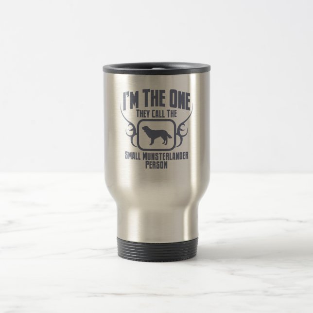 Taza De Viaje Pequeño Munsterlander (Centro)