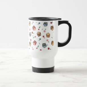 Taza De Viaje Pequeños búhos