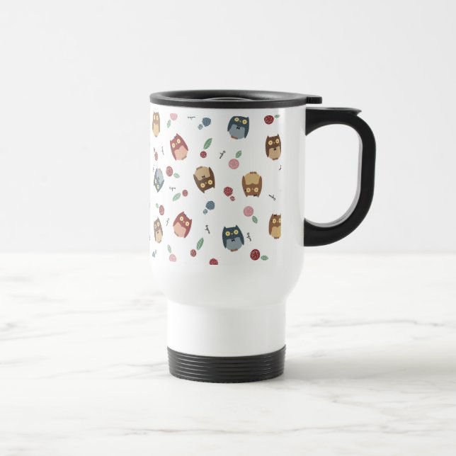 Taza De Viaje Pequeños búhos (Derecha)