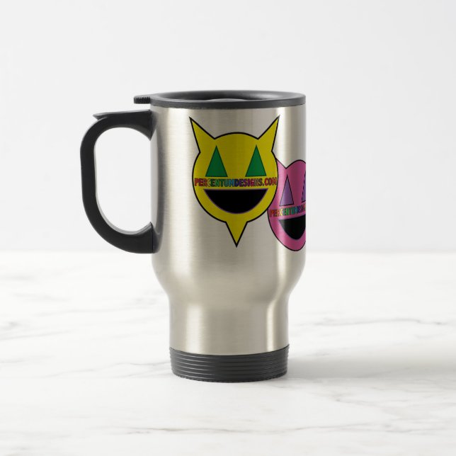 Taza De Viaje PERCENTUMDESIGNS.COM Mug (Izquierda)