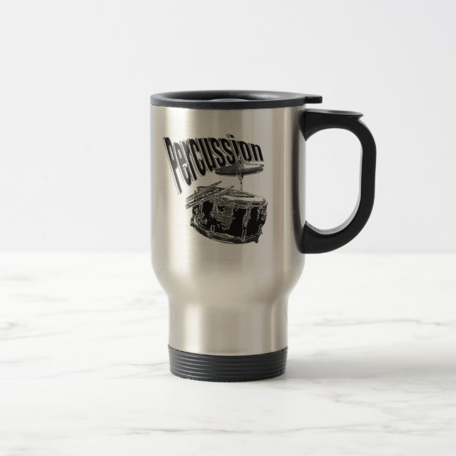 Taza De Viaje Percusión/ plata (Derecha)