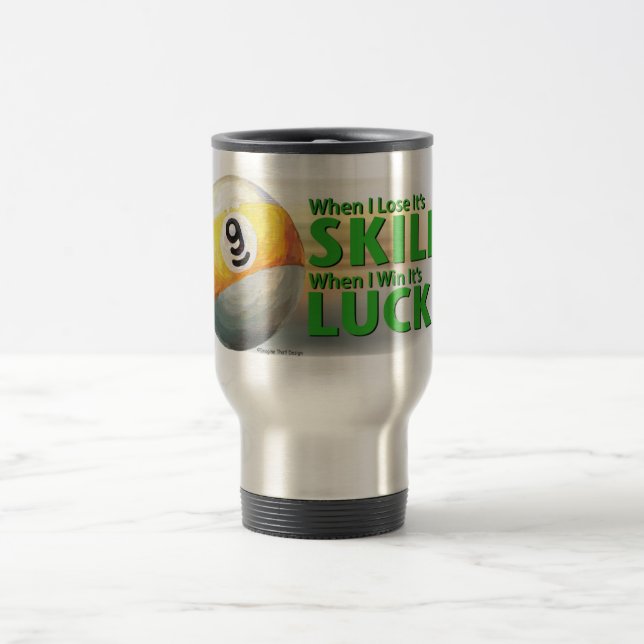 Taza De Viaje Perder habilidad ganar suerte 9 bolas (Centro)