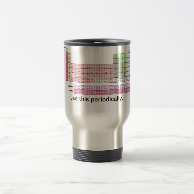 Taza De Viaje Periódicamente (Centro)