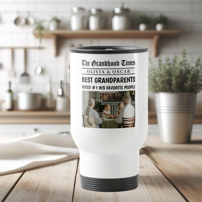 Taza De Viaje Periódico personalizado | El regalo de los mejores (Subido por el creador)