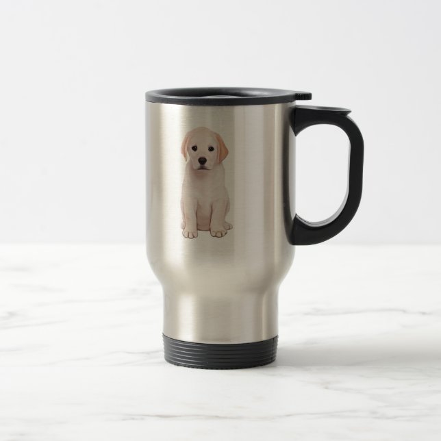 Taza De Viaje Perrito amarillo de Labrador (Derecha)