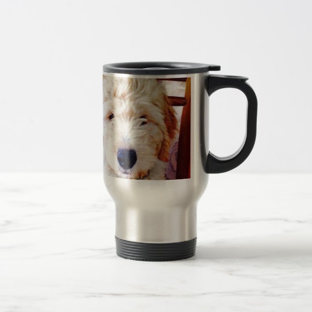 Taza De Viaje Perrito de Goldendoodle (Derecha)
