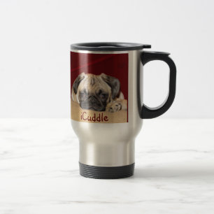 Taza De Viaje Perrito lindo del barro amasado del iCuddle