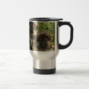 Taza De Viaje Perritos del pastor alemán