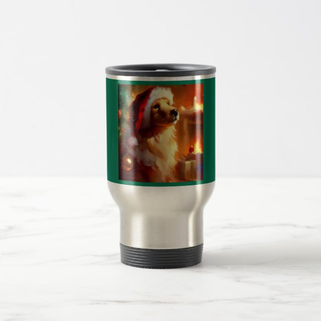 Taza De Viaje Perro 1 de los navidades (Centro)