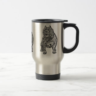 Taza De Viaje Perro americano del matón